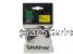 Brother M-K621 Non Laminated Black Printing on Yellow Tape - 9mm x 8 metres
