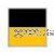 *Dymo SD45023 Black Text on 12mm wide Gold Laminated Tape New Compatible - 7 Metres