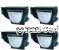 *Lanier 117-0195 Black New Compatible Toner Cartridge (4 Pack)  - 200 gms each 