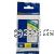 Brother TZe-241 Laminated Black on White Tape - 18mm x 8M 