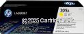Hewlett Packard CE412A (305A) Yellow - Original