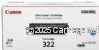 Canon Cart 322C Cyan - Original