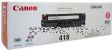 Canon Cart418BK Black Toner Cartridge-Average Yield 3,400 Page Life