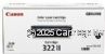 Canon Cart 322BKII Black High Yield - Original