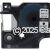 *Dymo SD45010 Black Text on 12mm wide Clear Laminated Tape New Compatible- 7 Metres