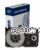 *Casio XR24WE Black Text on 24mm wide White New Compatible Label Tape x 8 Metres   