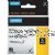 Dymo 18483 Rhino Black on White Permanent Polyester Tape - 12mm x 5.5m