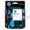 Hewlett Packard C4937A (No 18) Cyan 