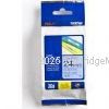 Brother TZe-551 Laminated Black on Blue Tape - 24mm x 8M
