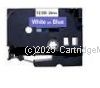 *Brother TZe-555 Laminated White on Blue Tape - 24mm x 8m New Compatible     