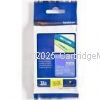Brother TZe-541 Laminated Black on Blue Tape - 18mm x 8M 