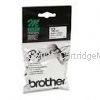 Brother M-K231 Non Laminated Black printing on White Tape - 12mm x 8 metres