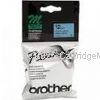 Brother M-K531 Non Laminated Black printing on Blue Tape - 12mm x 8 metres 