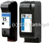 *Hewlett Packard C6615(No 15)\C6578(No78) Black & Colour Compatible