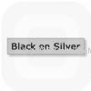 *Dymo SD45022 Black Text on 12mm wide Silver Laminated Tape New Compatibe - 7 Metre  