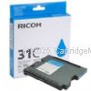 Ricoh 405689 Cyan Standard Gel 