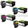 Lexmark 70C8HK0  Value Pack (4) High Yield