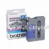 Brother TX-141 Laminated Black on Clear Tape - 18mm x 8 metres 