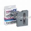 Brother TX-151 Laminated Black on Clear Tape - 24mm x 8 metres  