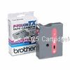 Brother TX-252 Laminated Red on White Tape - 24mm x 8 metres      
