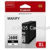 Canon PGI-1600XL Black High Yield Inkjet - Average 1,200 Pages - Original 