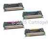 CartridgeMate Lexmark C746H VALUE PACK (4) High Yield Compatible Cartridge