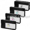 *Hewlett Packard CZ133A (711) VALUE PACK (4) High Yield Compatible Inkjet 