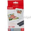 Canon KC-18IF Card Size Label Paper and Ink Pack 