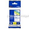 Brother TZe-263 Laminated Blue on White Tape - 36mm x 8M