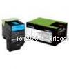 Lexmark 80C8XC0 Cyan Extra High Yield - Original   