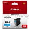 Canon PGI-1600XL Cyan High Yield Inkjet Cartridge - Average 900 Pages - Original