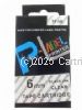 *Casio XR6X Black Text on 6mm wide Clear New Compatible Label Tape x 8 Metres      