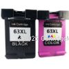 *Hewlett Packard F6U63AA + F6U64AA (63XL) High Yield TWIN Compatible