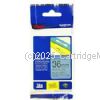 Brother TZe-561 Laminated Black on Blue Tape - 36mm x 8M