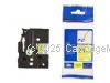 Brother TZe-FX651 Black on Yellow Tape 24mm x 8M 