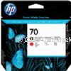 Hewlett Packard C9409A (70) Original Matte Black and Red Designjet Printhead