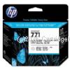 Hewlett Packard CE020A (771) Photo Black & Light Gray Printhead