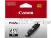 Canon CLI-651BK Black Inkjet Cartridge - 1795 Pages - Original   