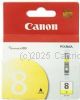 Canon CLI-8Y Yellow Tank-Average Yield 40 Pages - Original 