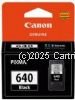 Canon PG-640 Black Ink Cartridge - Average Yield 180 Page Life - Original Product