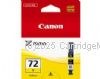 Canon PGI-72Y Yellow Inkjet Cartridge  - Average Yield 85 Pages - Original  