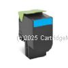 CartridgeMate Lexmark 80C8HC0 Cyan High Yield Compatible - Average 3,000 Pages      