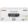 Canon Cart 322Y Yellow - Original  
