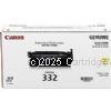 Canon Cart 332Y Yellow Toner Cartridge- Average 6,400 Pages - Original Product    