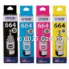 Epson T664192 Value Pack (4) Eco Tank Inks