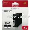Canon PGI-2600XLBK Black High Yield - Average 2,500 Pages - Original