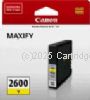 Canon PGI-2600Y Yellow Inkjet Cartridge - Average 700 Pages - Original   