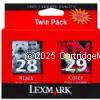 Lexmark TPANZ18 No 29 Colour + No 28 Black Combo Pack - Original