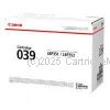 Canon Cart039BK Black Toner 