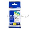 Brother TZe-161 Laminated Black on Clear Tape - 36mm x 8M  